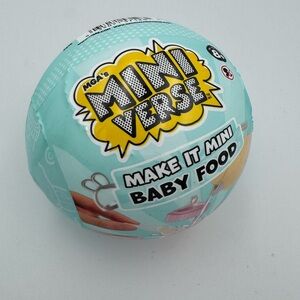 MGA's‎ Miniverse Make It Mini Real Baby Make It Mini Baby Food SEALED NEW